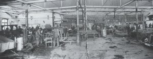 Fabrikhalle Ende der 30er Jahre